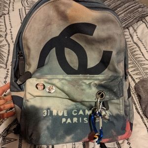 Chanel graffiti backpack - not authentic